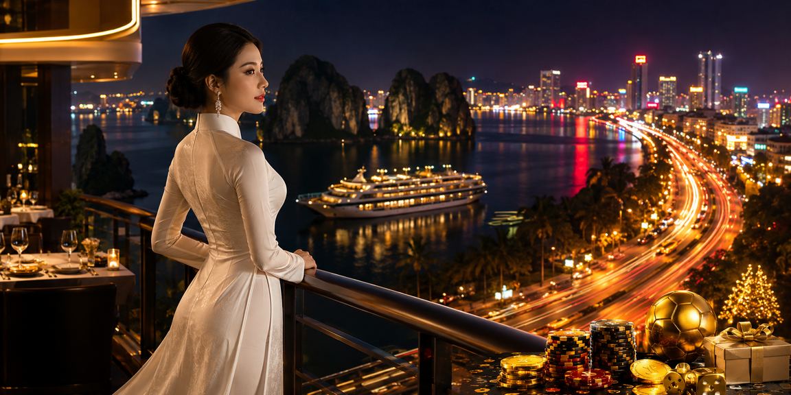 Người phụ nữ mặc áo dài tại Vịnh Hạ Long tham gia chương trình VIP và nhận ưu đãi đặc biệt