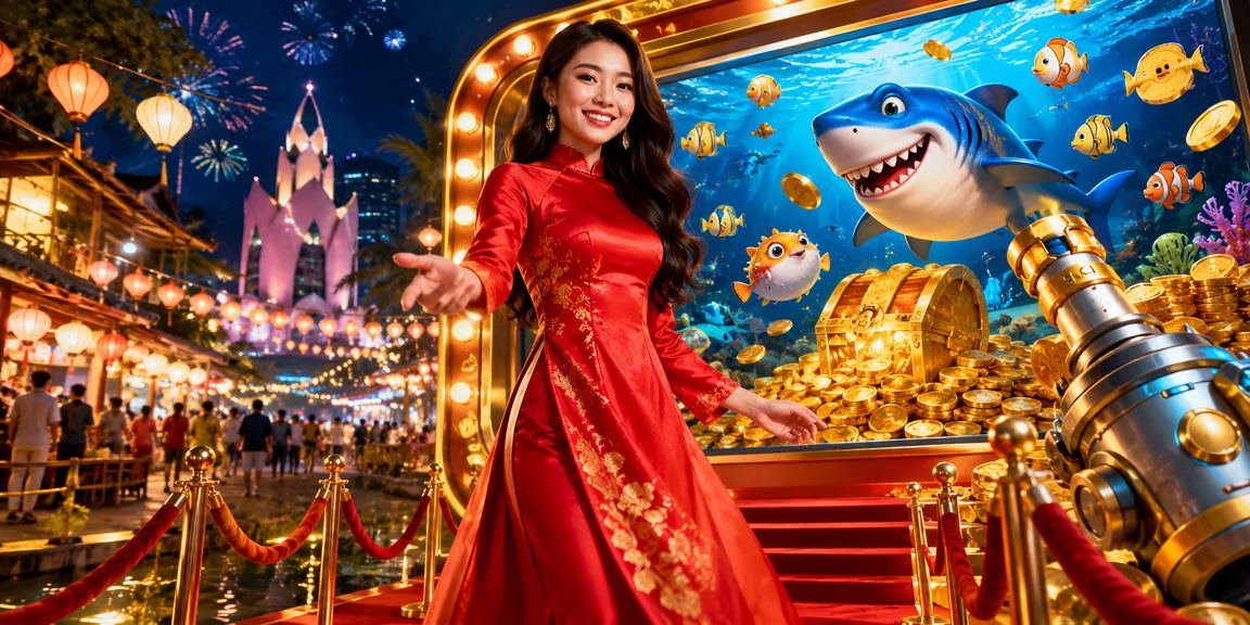 Người phụ nữ mặc áo dài tại Nha Trang sử dụng ứng dụng casino trên điện thoại buổi tối
